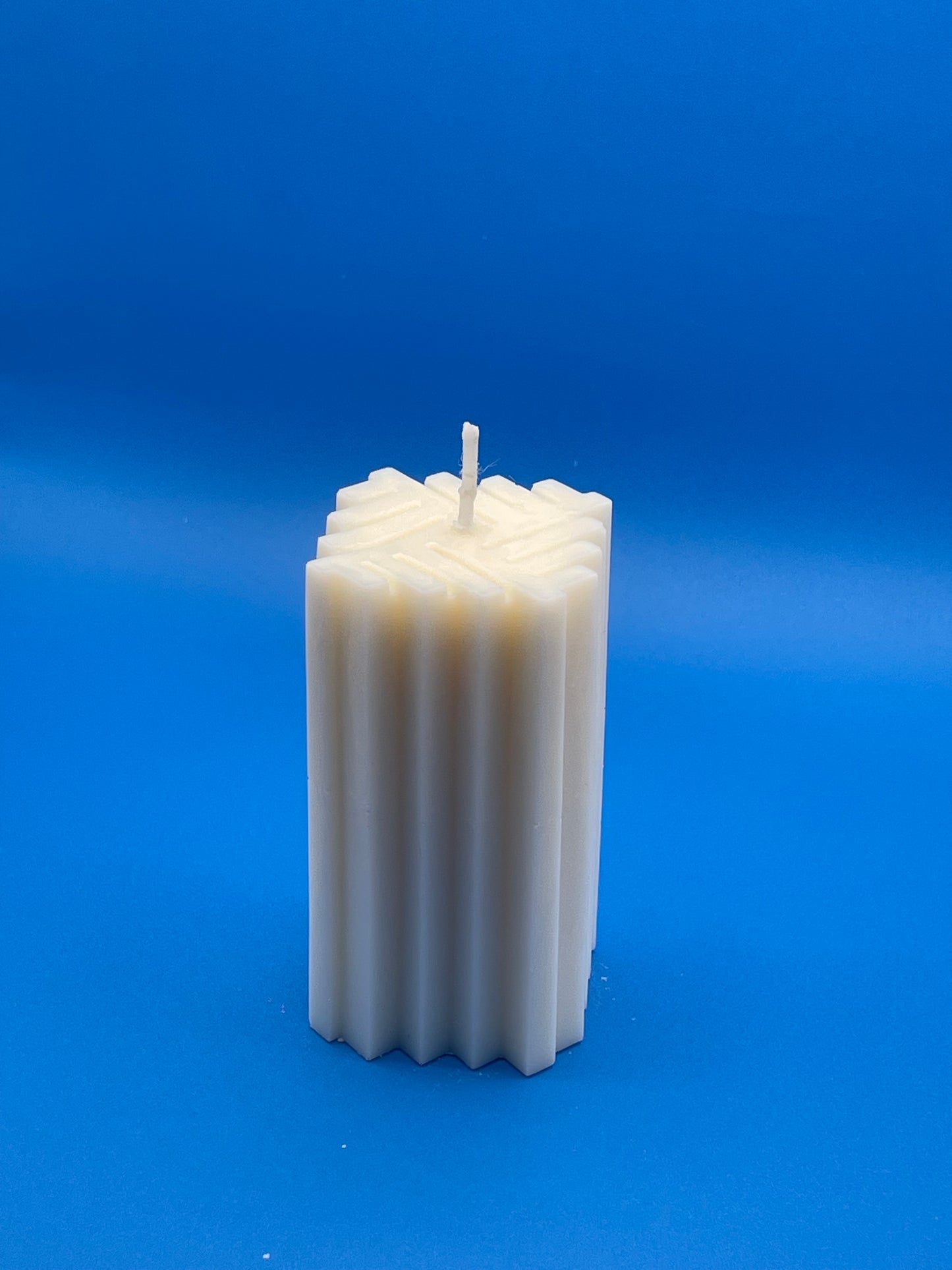 Vela "Rectangular con Rayas"