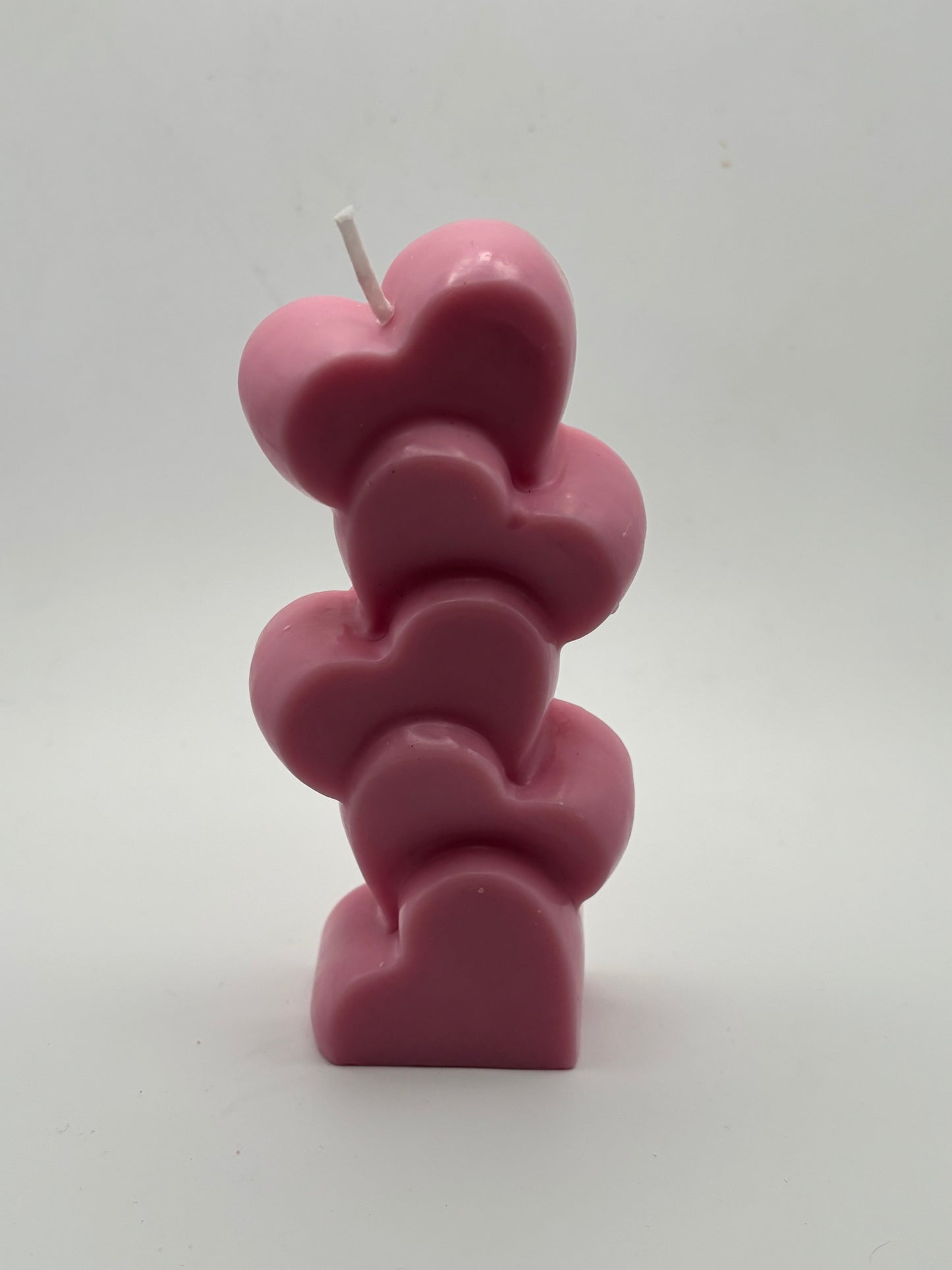 Corazones apilados