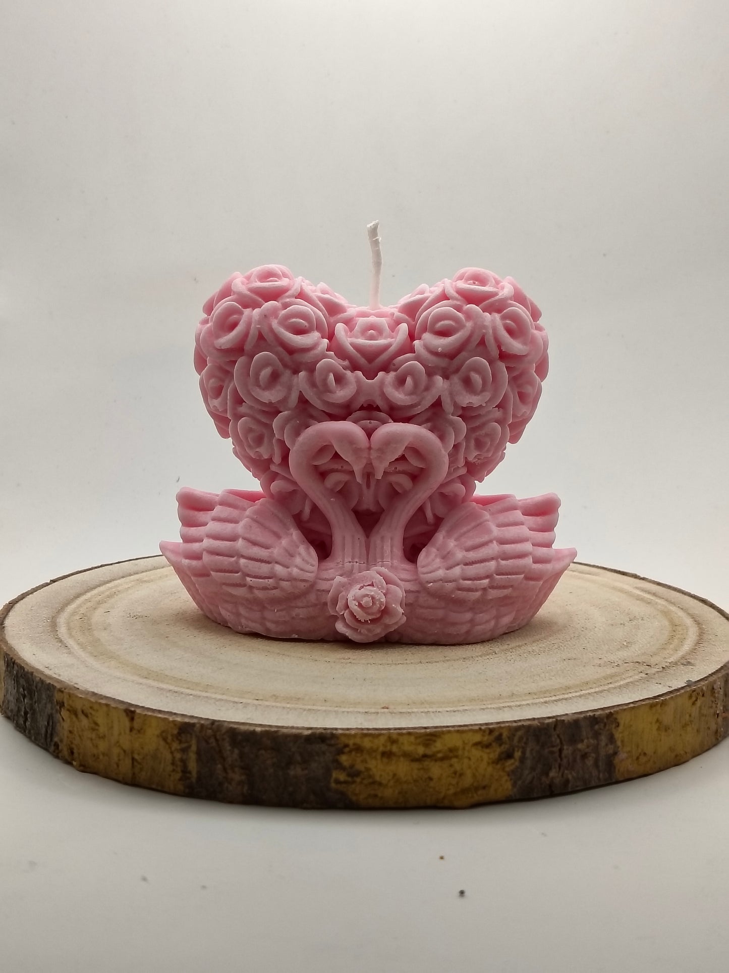 Vela " Corazón de cisnes "