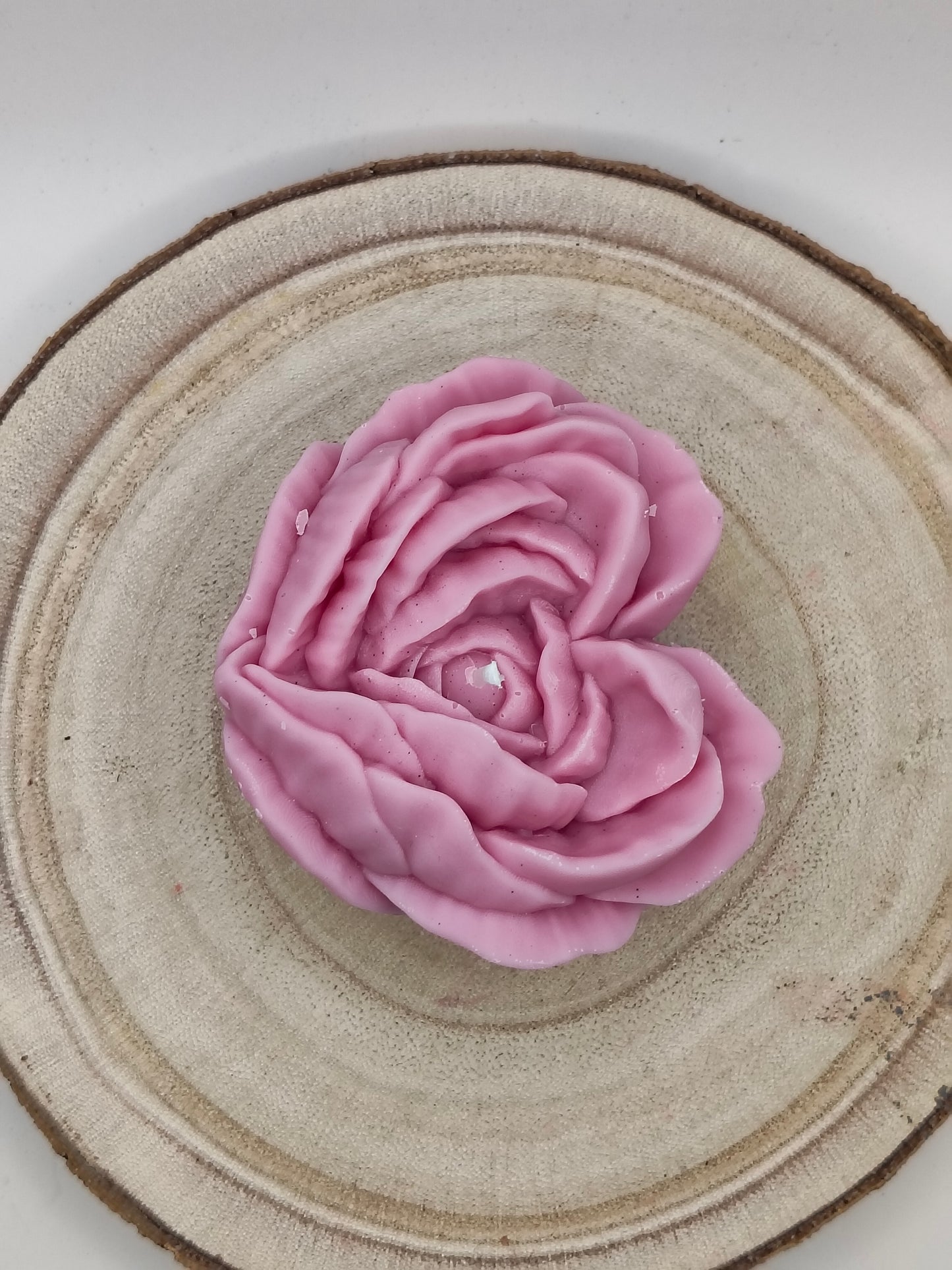 Vela "Flor de corazón "