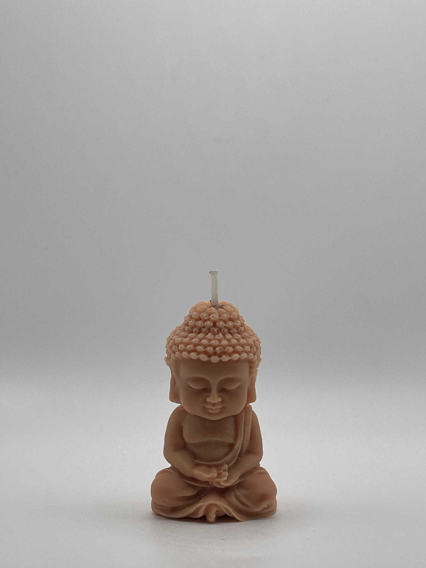 Vela "Buda Meditando" Marrón Claro