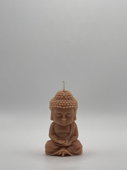 Vela "Buda Meditando" Marrón Claro