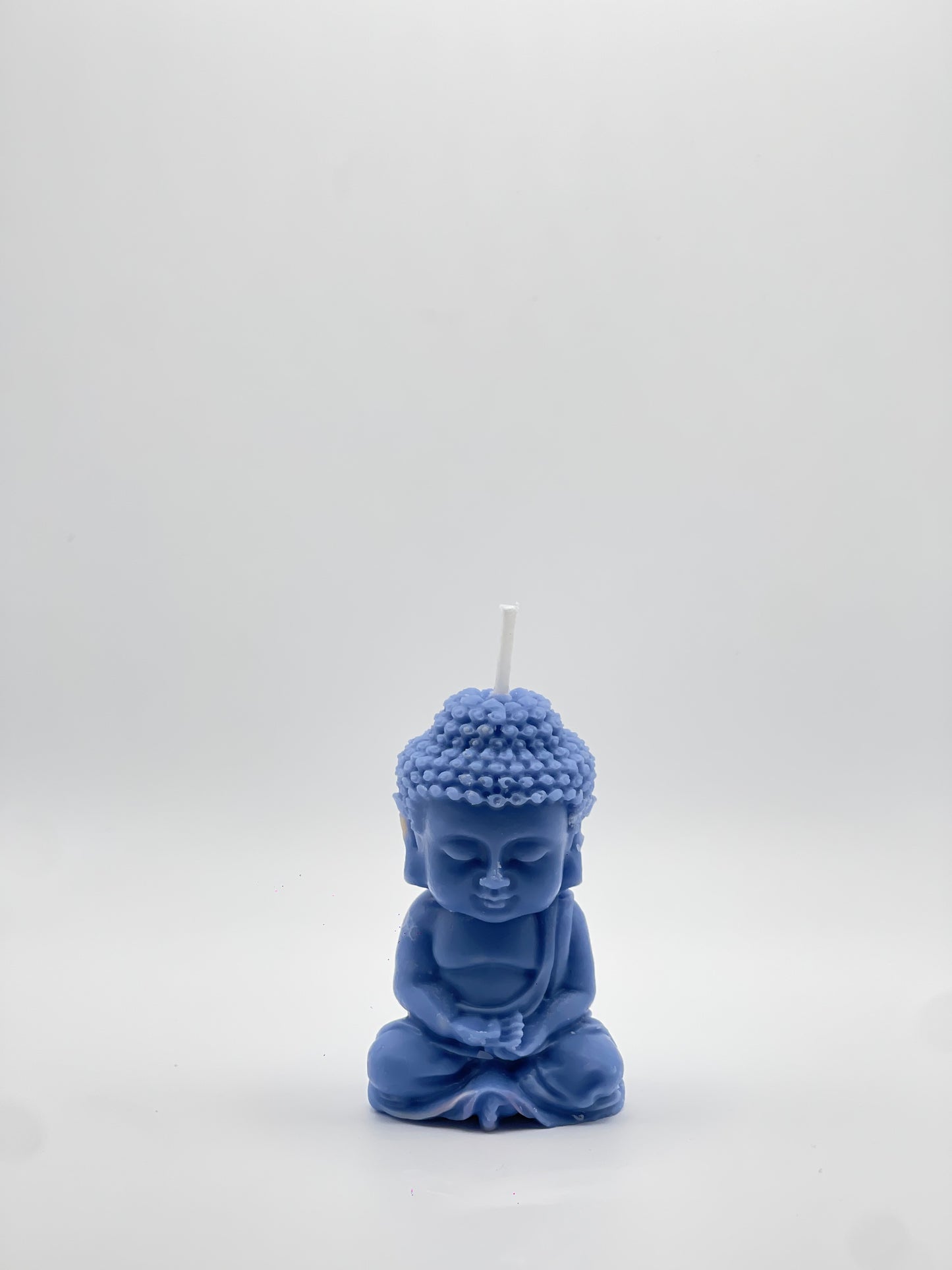 Vela "Buda Meditando" Azul