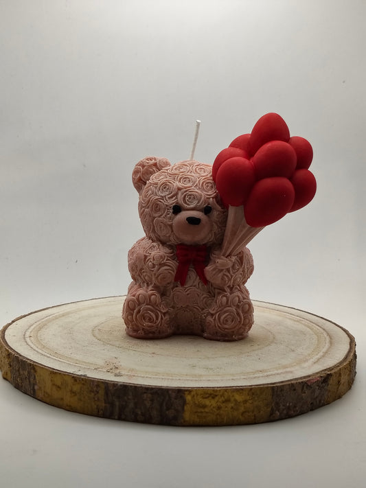 Vela "Oso con globos"